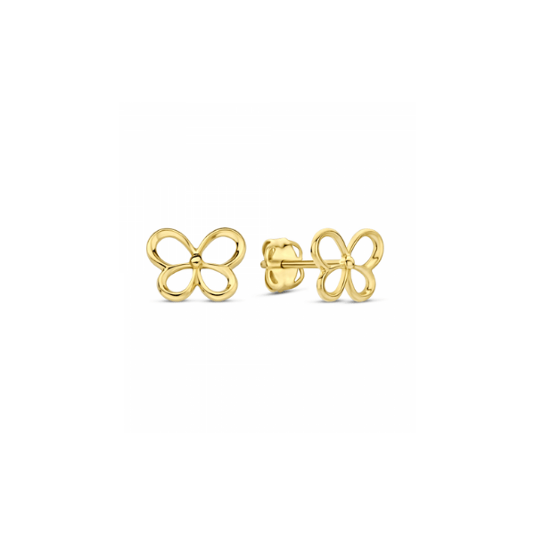 Ohrstecker Schmetterling 14k Gold