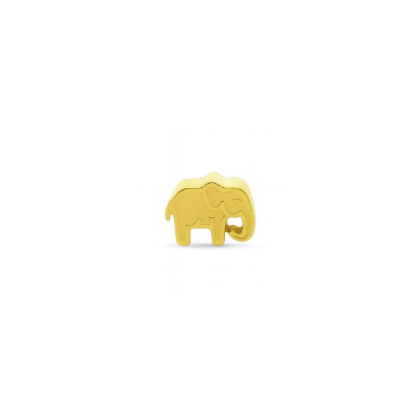 Satin Armband Elefant 14k Gold