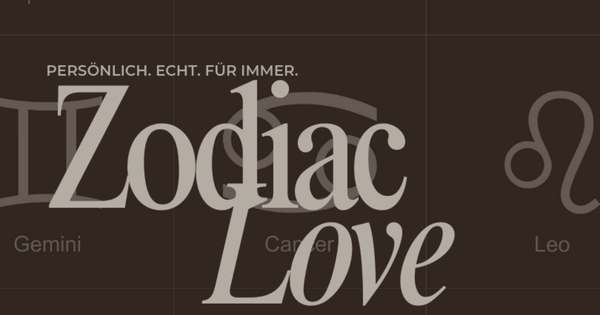 Sternzeichen Ketten in Echtgold