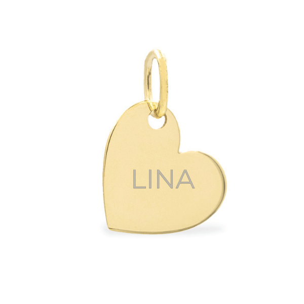 Anhänger Herz 10 mm 8k Gold Beispiel