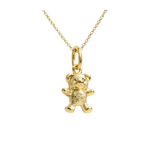 Anhänger Teddybär 8k Gold