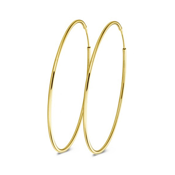 Creolen 35 mm 14k Gold