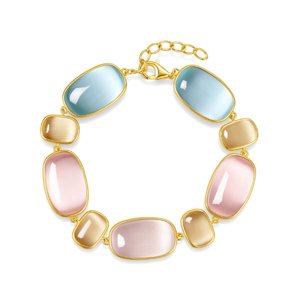 Armband Multicolor 925 Silber vergoldet