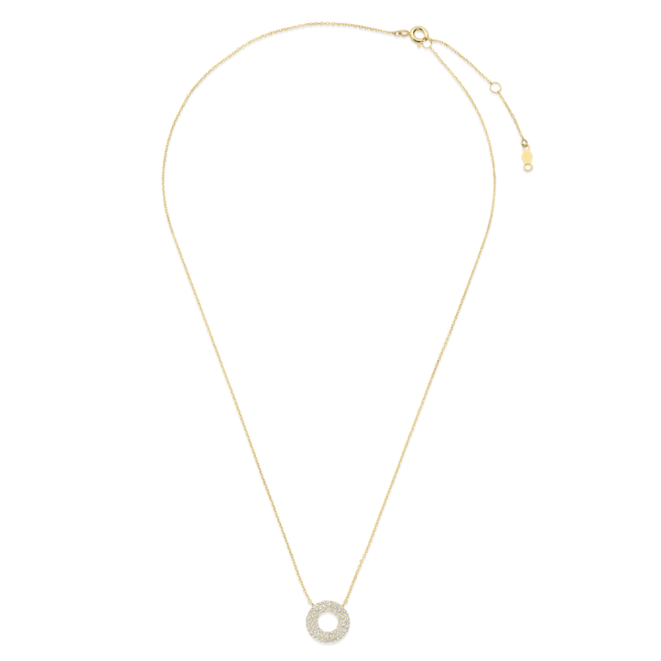 Kette Donut Zikronia 585 Gold Totalansicht