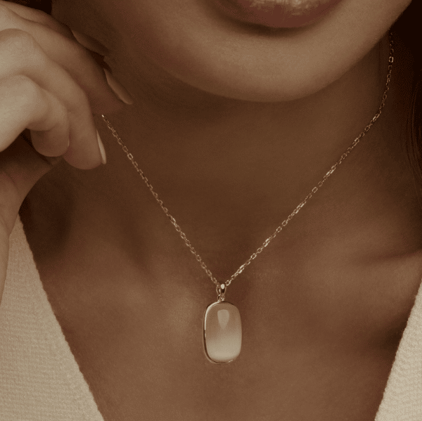 Kette Sand 925 Silber gold