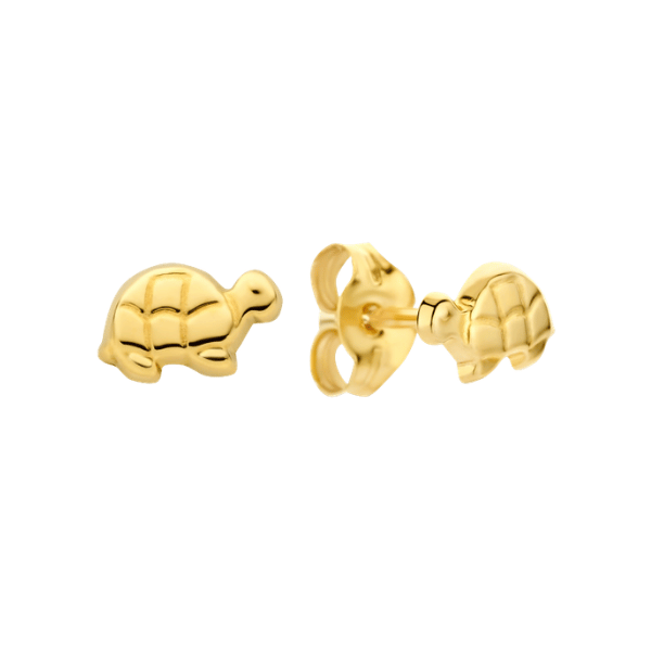 Ohrstecker Schildkröte 585 Gold