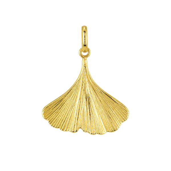 Anhänger Gingko Blatt 8k Gold