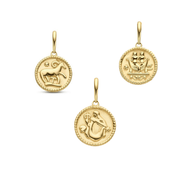 Anhänger Sternzeichen 10 mm 14k Gold