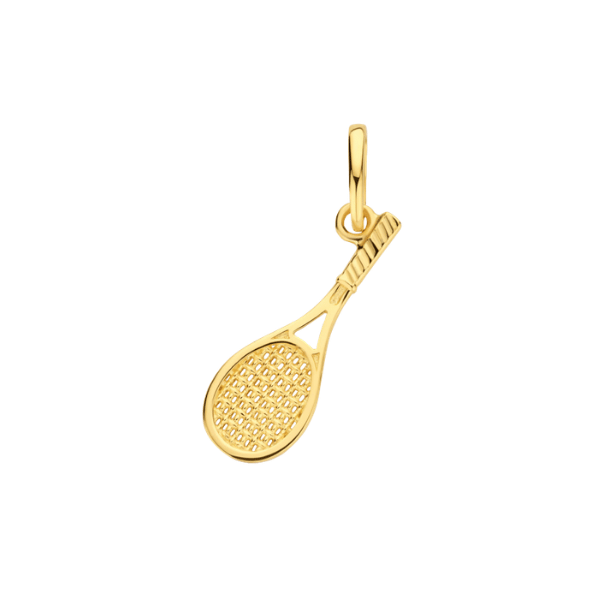 Anhänger Tennis Schläger 14k Gold