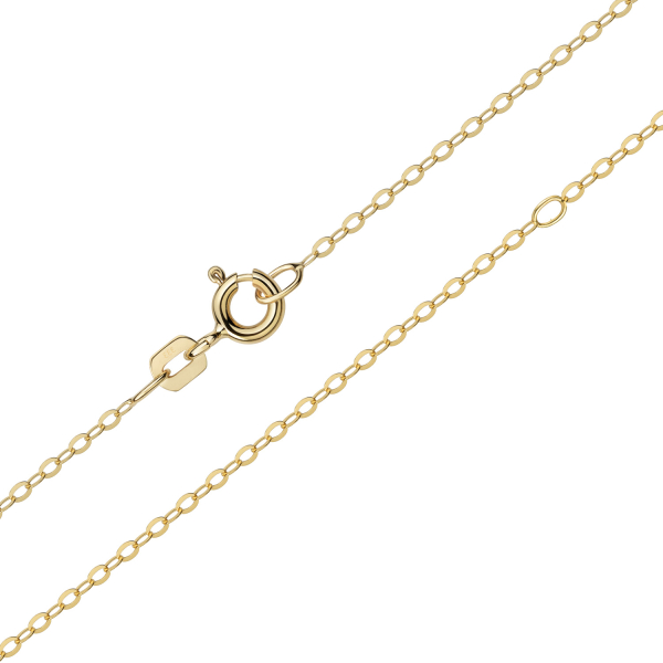 Ankerkette flach 1.4 mm 8k Gold