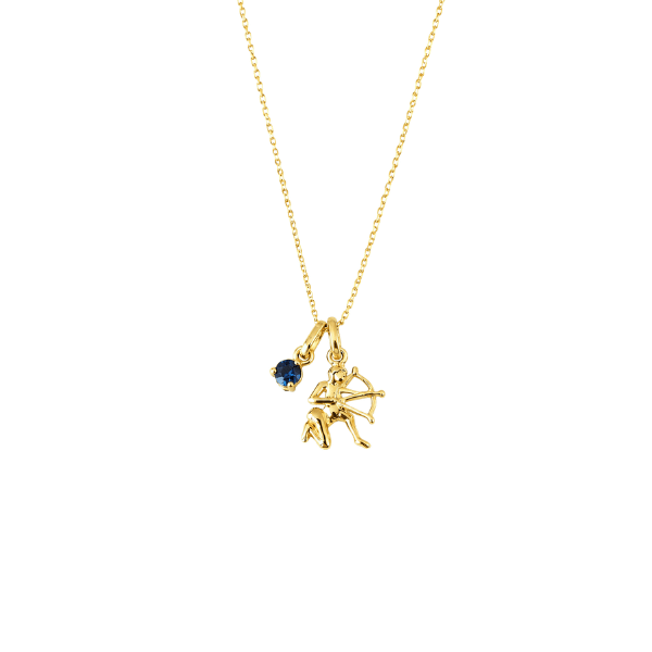 Munich Jewels Sternzeichen klein Schütze mit Geburtsstein Dezember Iolith
