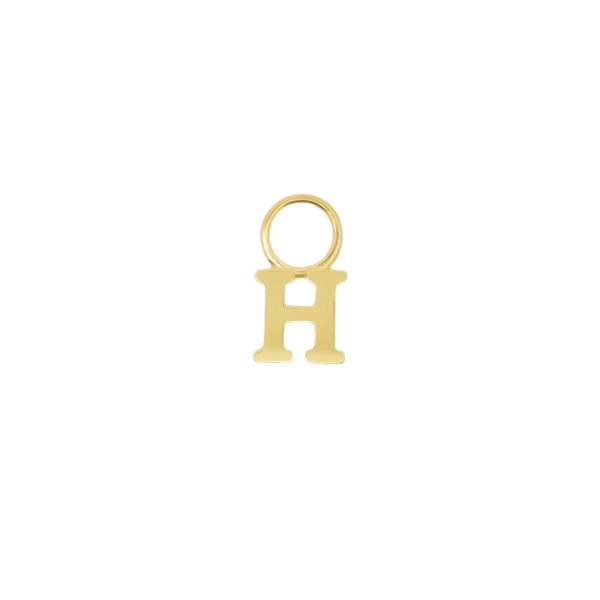 Ohrhänger Buchstabe 14k Gold H