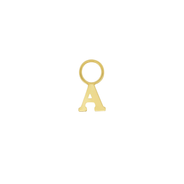 Ohrhänger Buchstabe 14k Gold