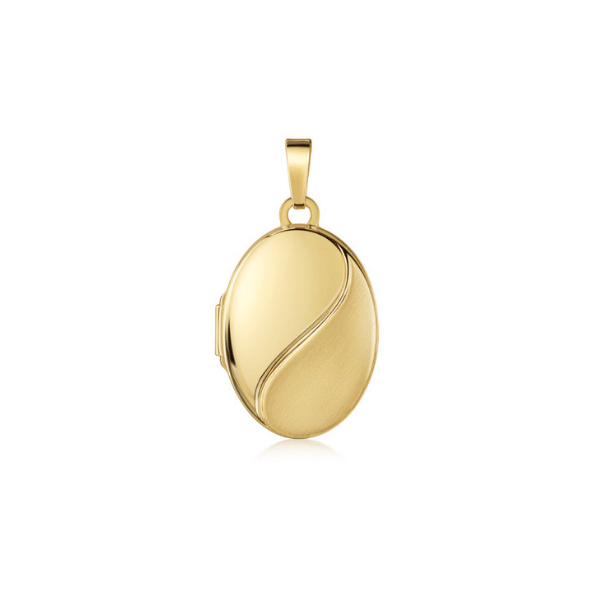 Medallion oval 333 Gold