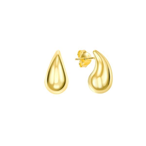 Ohrstecker Tropfen 8k Gold