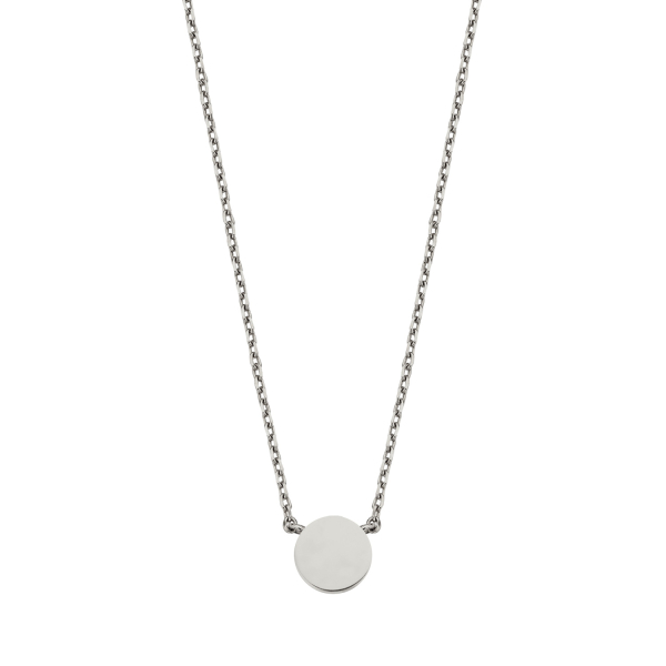 Kette Dot 14k Weißgold Totalansicht
