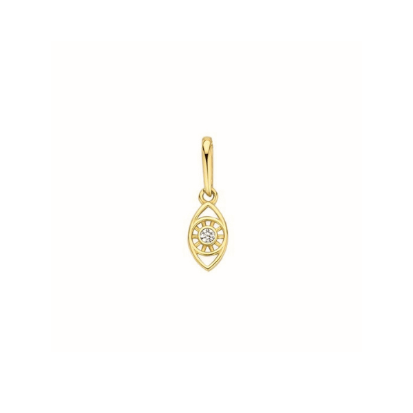 Anhänger Auge Zirkonia 14k Gold