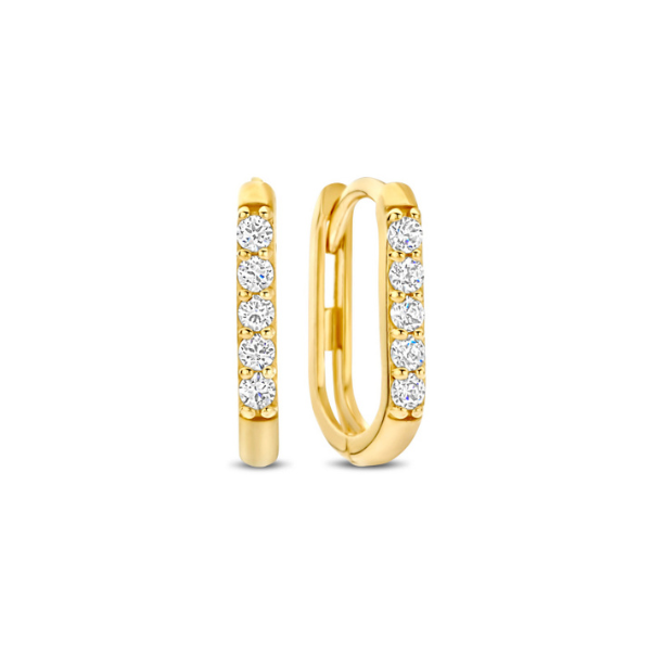 Creolen Sparkle Zirkonia 585 Gold