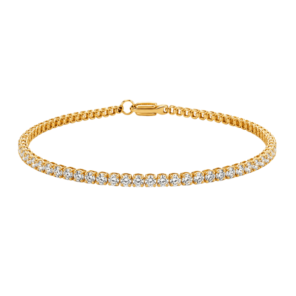 Tennisarmband Lab Grown Brillanten 1.35ct. 14k Gold